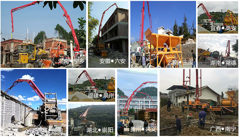 33米混泥土泵车施工案例展示